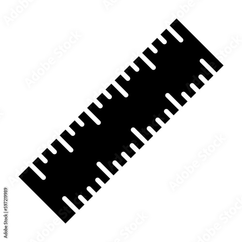 Ruler Glyph Icon