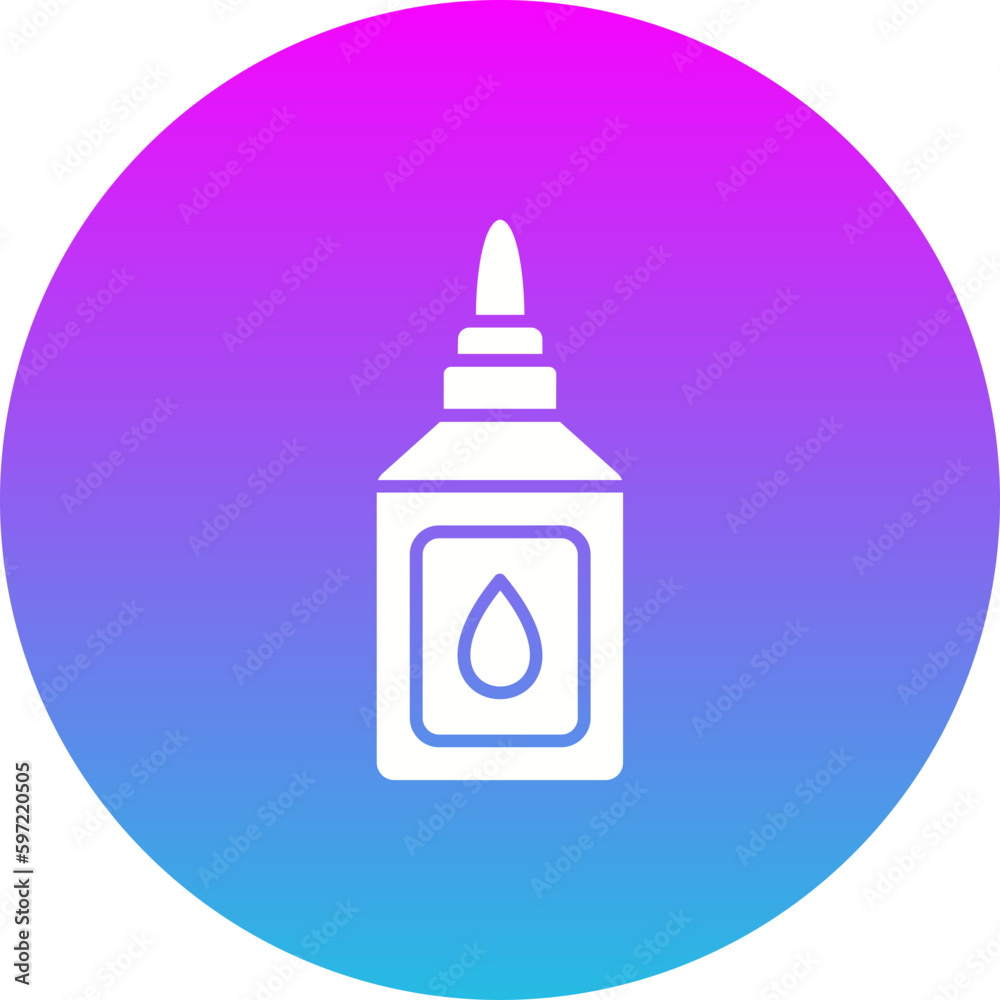 Liquid Glue Gradient Circle Glyph Inverted Icon Liquid Glue Gradient Circle Glyph Inverted Icon