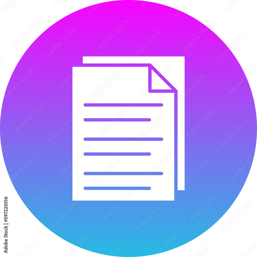 Files Gradient Circle Glyph Inverted Icon Files Gradient Circle Glyph Inverted Icon