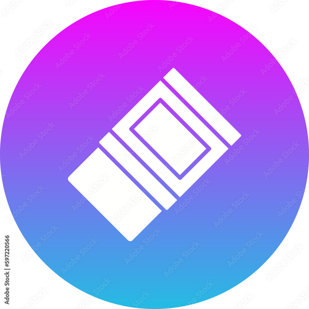 Eraser Gradient Circle Glyph Inverted Icon Eraser Gradient Circle Glyph Inverted Icon