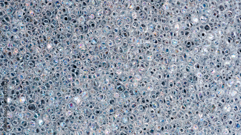 Close-up Macro of foam cushioning texture Close-up Macro of foam cushioning texture