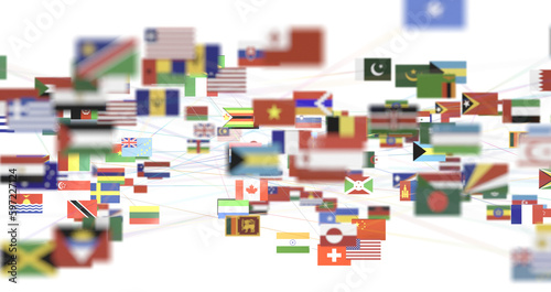 Globe International World Flags - PNG transparent