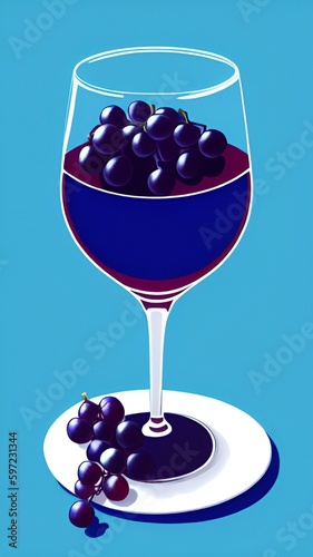 glass of red wine