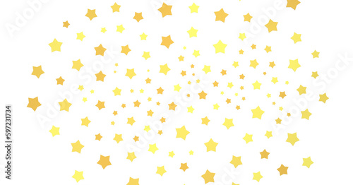 XMAS Stars - stars background, sparkle lights confetti falling. magic shining Flying christmas stars on night (PNG transparent)