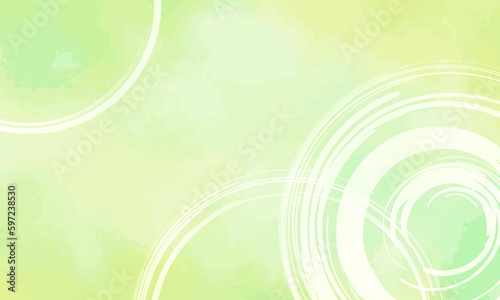 水彩風　夏　波紋　背景・高級感・筆・円・丸・和柄・豪華
