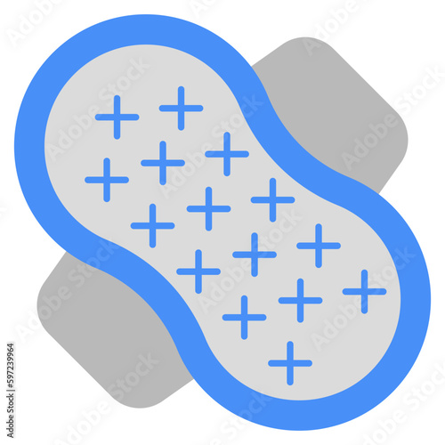 An icon design of sanitary napkin 