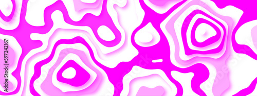 Abstract papercut and pink or white color multi layer gradient pattern on vector white background. Papercut abstract background with pink colour smooth gradient Vector illustration. 