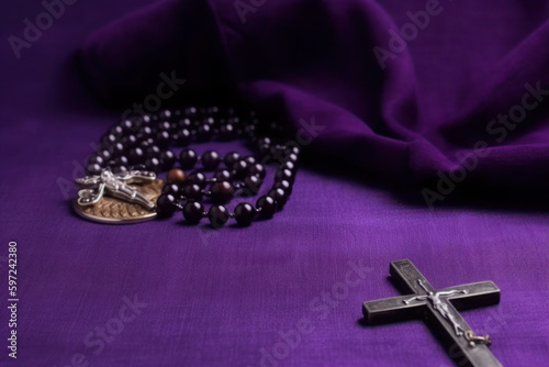 silver cross with diamonds
