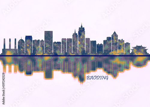 Baoding Skyline  Cityscape  Skyscraper  Buildings  Landscape  city background  modern architecture  downtown  abstract  Landmarks  travel  business  building  view  corporate