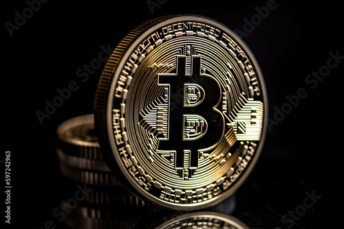 Shiny Gold Bitcoin Coin: A Valuable Digital Investment