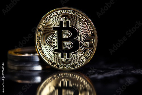 Shiny Gold Bitcoin Coin: A Valuable Digital Investment