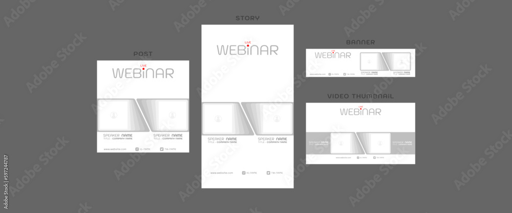 Webinar - Digital Templates with Simplistic Design