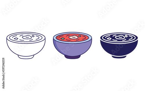 Borscht vector icon