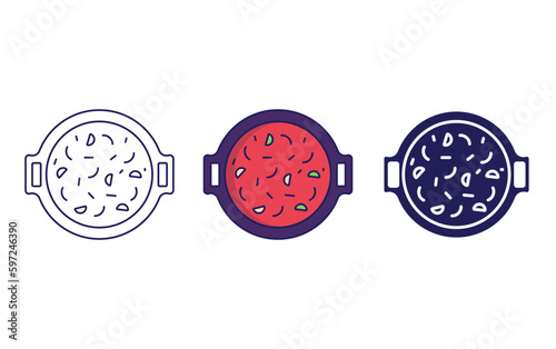 Borscht vector icon