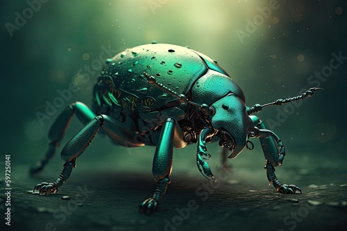 Imagine a Surreal Alien Crawling Beetle: Behold This Incredible AI Creation: Generative AI © Web