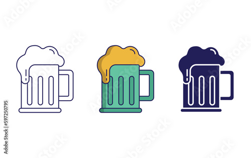 Beer vector icon