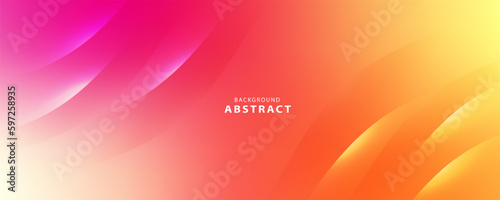 Colorful gradient background with dynamic shapes vector