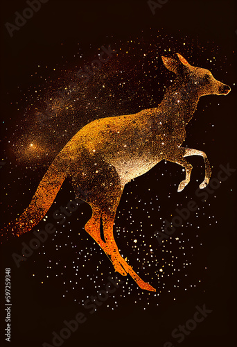 illustration of a kangaroo