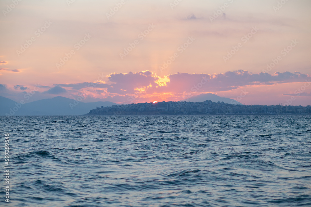 sunrise over the sea sunrise over the sea