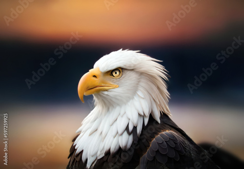 Majestic Beautiful Eagle Close Up