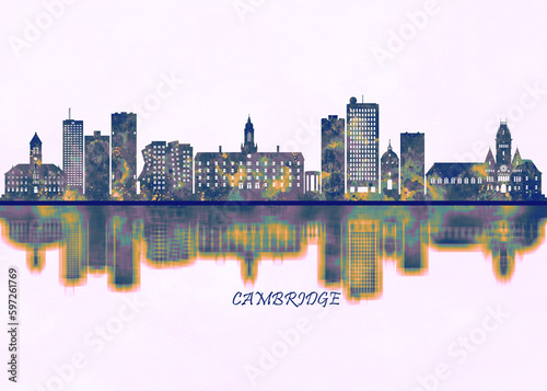 Cambridge Massachusetts, Cityscape, Skyscraper, Buildings, Landscape, city background, modern architecture, downtown, abstract, Landmarks, travel, business, building, view, corporate photo