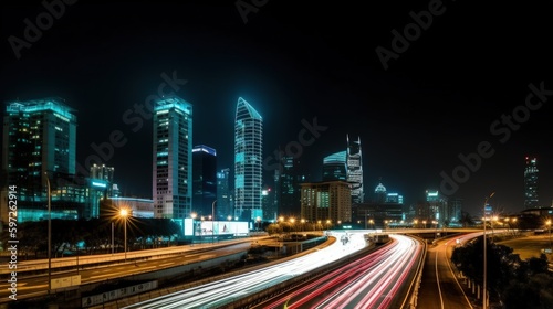 Speeding through the Future: Highway Light Trails in the Smart City