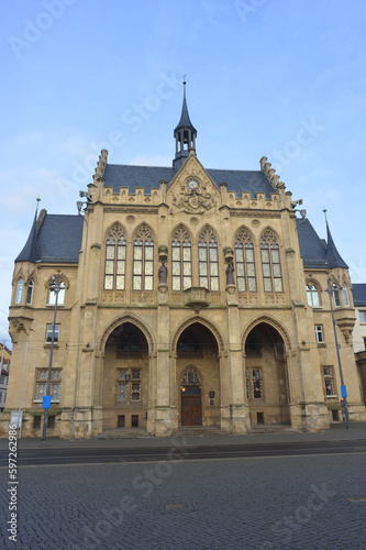 Erfurt, Germany, historic City Hall building in the town center