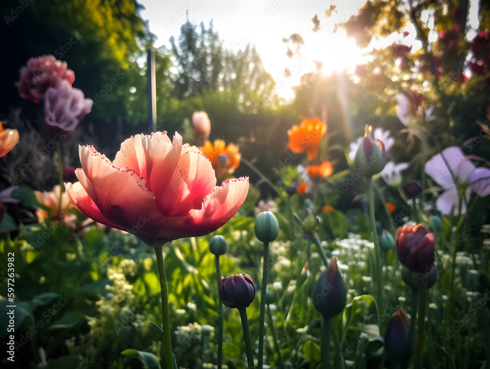 Obraz premium tulips in spring