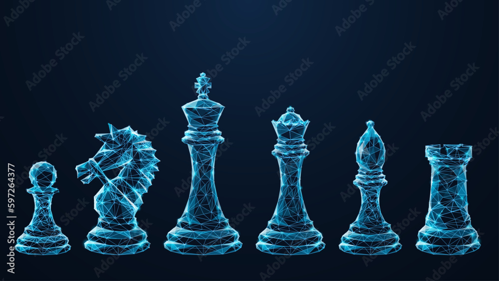 DG-RA Style Chess Pieces Set - Openclipart