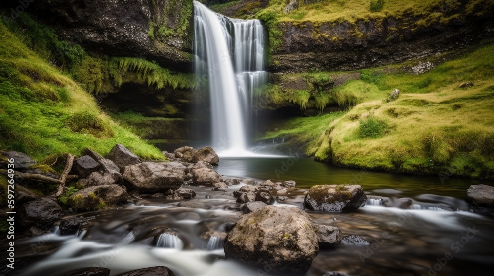 Fototapeta premium waterfall in the forest