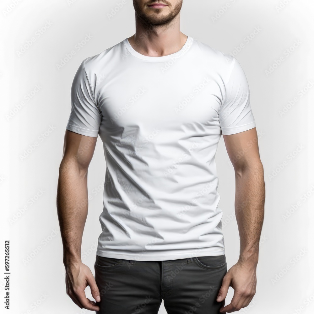 man in white t shirt mockup man in white t shirt mockup