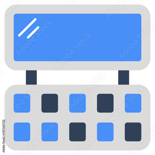 Modern design icon of eyeshadow kit 