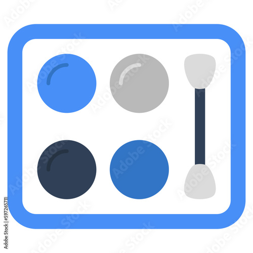 Modern design icon of eyeshadow kit 