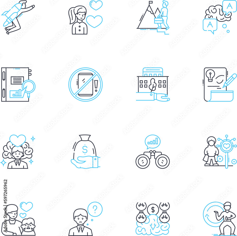 Sales growth linear icons set. Expansion, Revenue, Increase, Boost, Upsurge, Uptick, Rise line vector and concept signs. Gain,Development,Progress outline illustrations Generative AI Sales growth linear icons set. Expansion, Revenue, Increase, Boost, Upsurge, Uptick, Rise line vector and concept signs. Gain,Development,Progress outline illustrations Generative AI