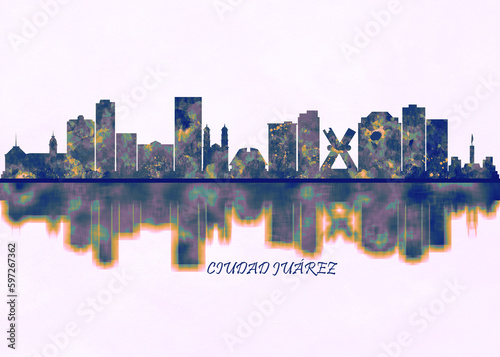 Fotografie Ciudad Juarez Skyline