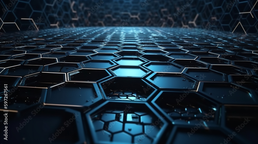 Fototapeta premium blue technology background