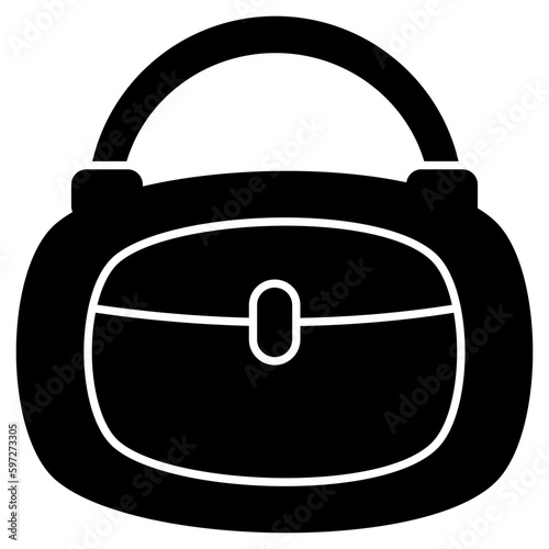 An icon design of handbag having editable quality 
