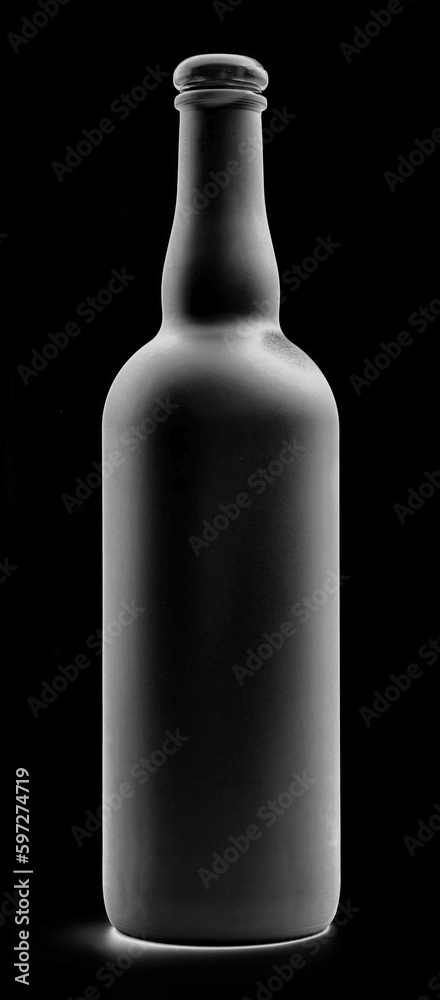black bottle on black background black bottle on black background