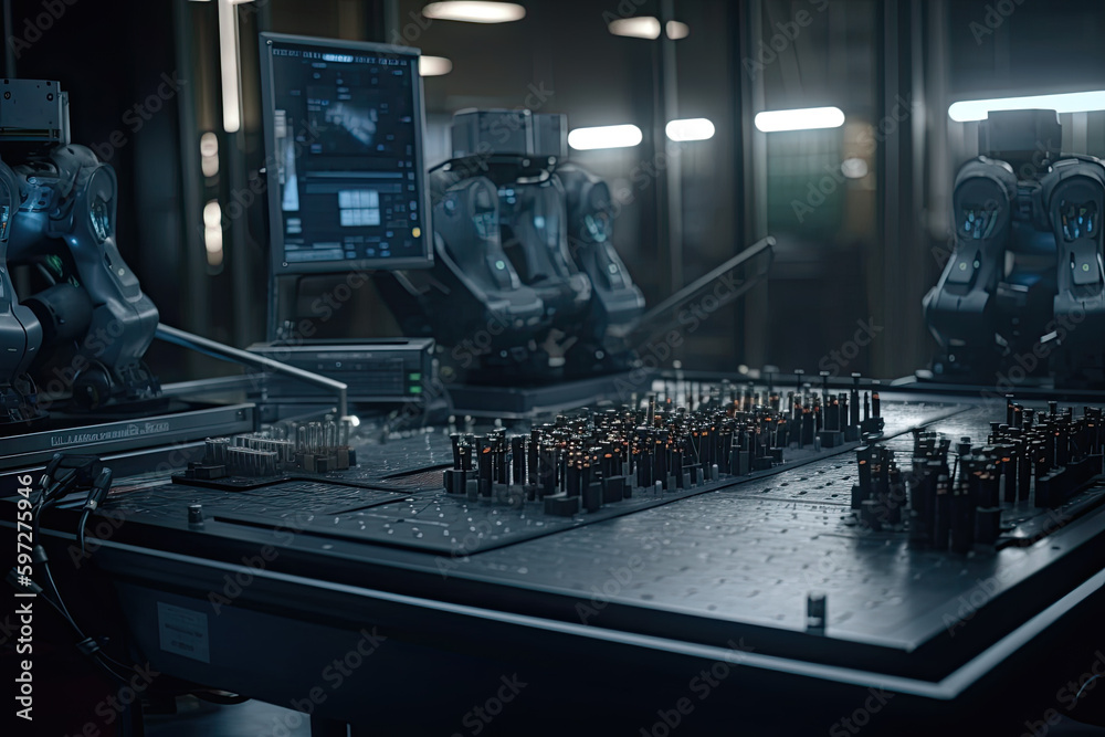 A man sitting at a desk working on a laptop, looking out the window, with plants in it.. Generative Ai A man sitting at a desk working on a laptop, looking out the window, with plants in it.. Generative Ai