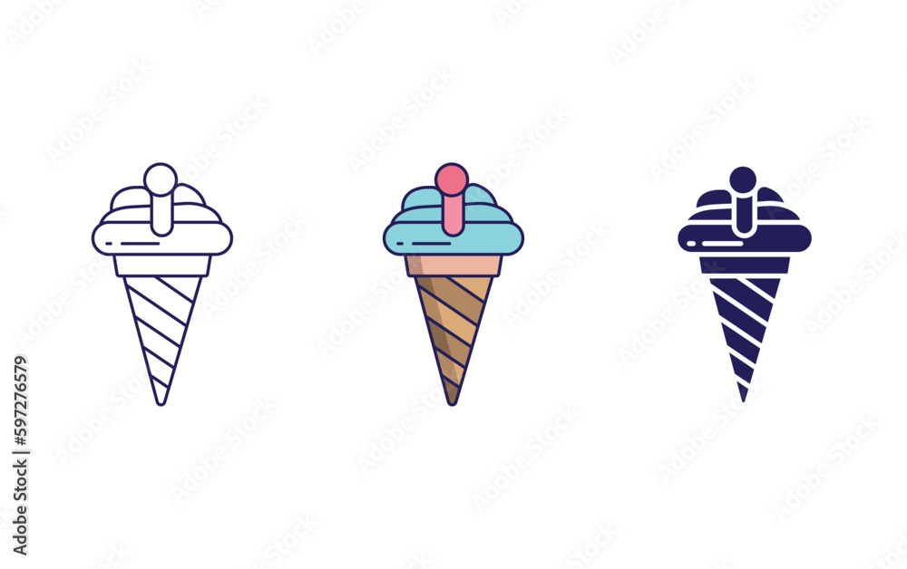 Ice Cream vector icon
