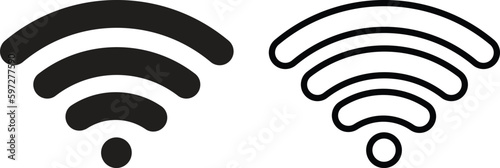Wifi icon set vector . signal icon. Wireless icon . Connection sign