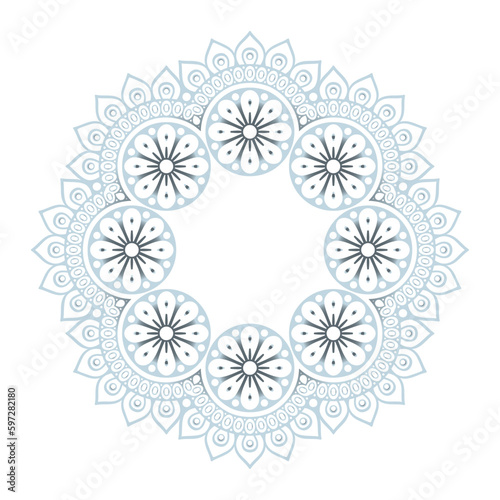 Isolated colored blossom lotus flower Vector