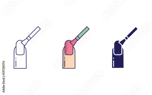 Nail Polish vector icon