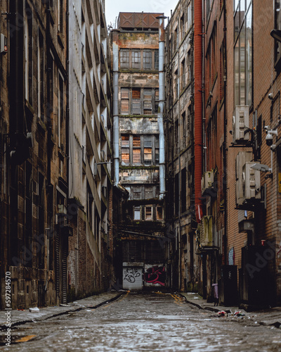 A back alley in Glasgoew