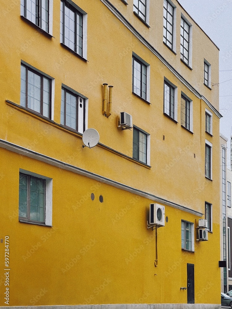 Yellow building 