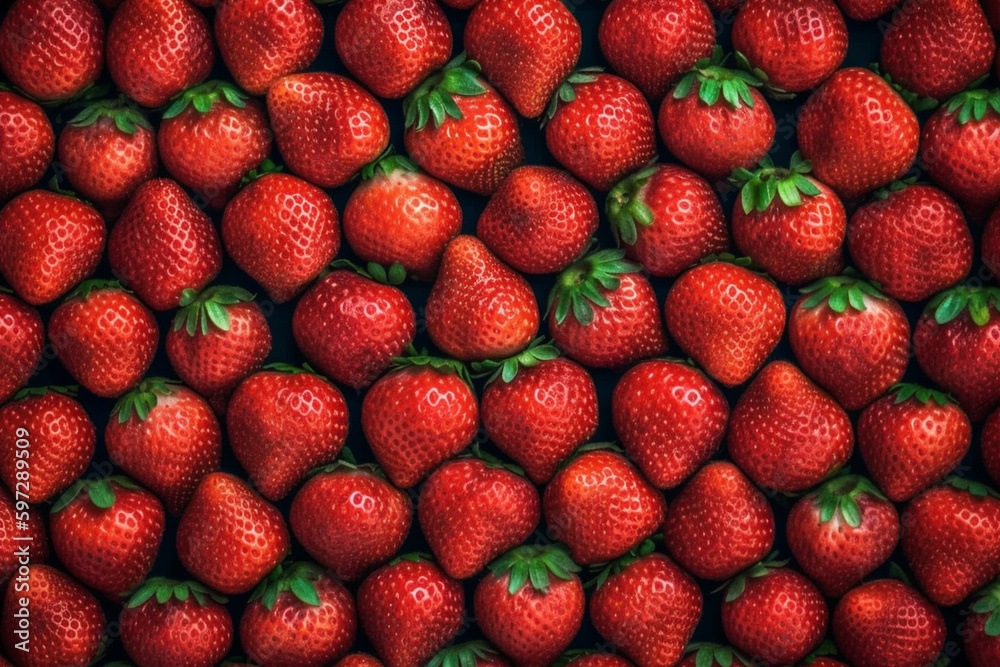 strawberries on the market strawberries on the market