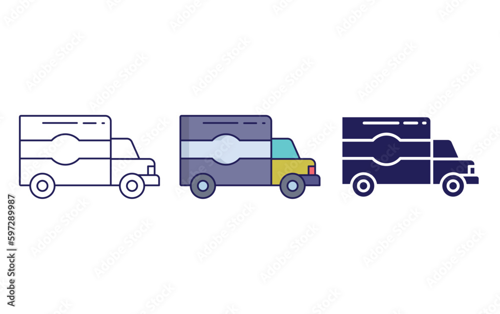 Truck vector icon