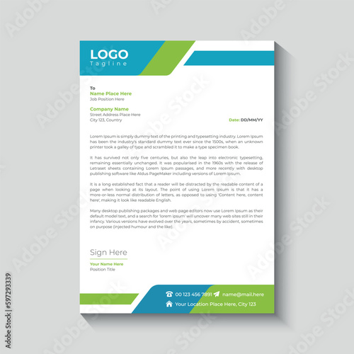 Business Creative letterhead
