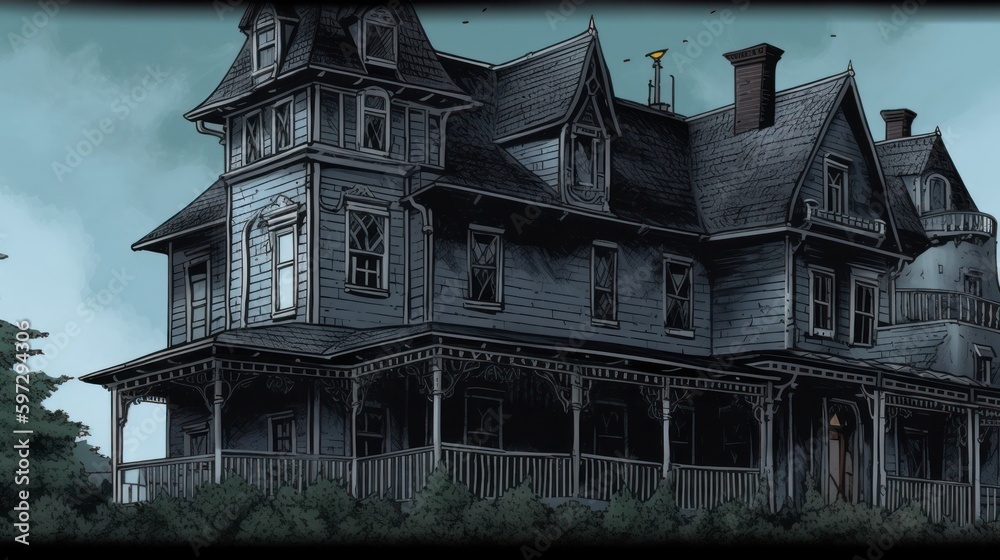 Haunted mansion with hidden rooms, ghostly apparitions, and supernatural puzzles to solve Haunted mansion with hidden rooms, ghostly apparitions, and supernatural puzzles to solve