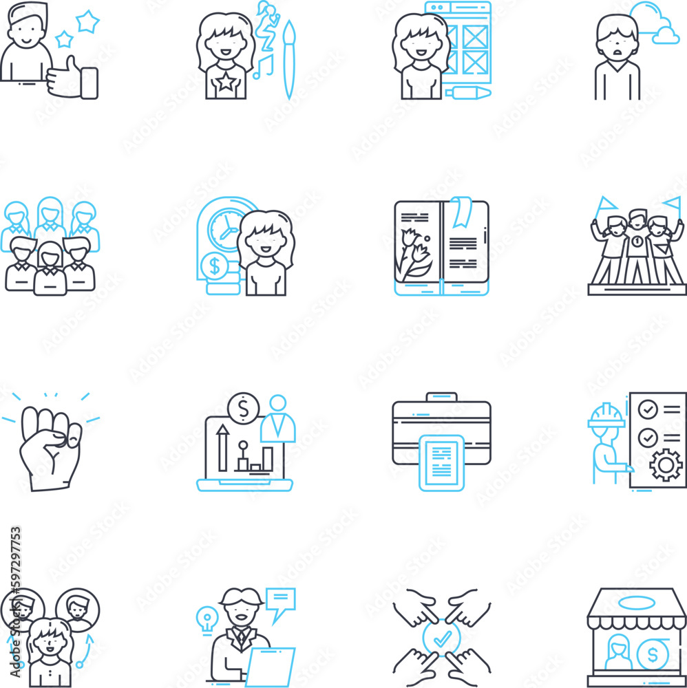 Creative marketing linear icons set. Innovation, Creativity, Differentiation, Branding, Synergy, Disruption, Storytelling line vector and concept signs. Engagement,Authenticity,Experiential outline Creative marketing linear icons set. Innovation, Creativity, Differentiation, Branding, Synergy, Disruption, Storytelling line vector and concept signs. Engagement,Authenticity,Experiential outline